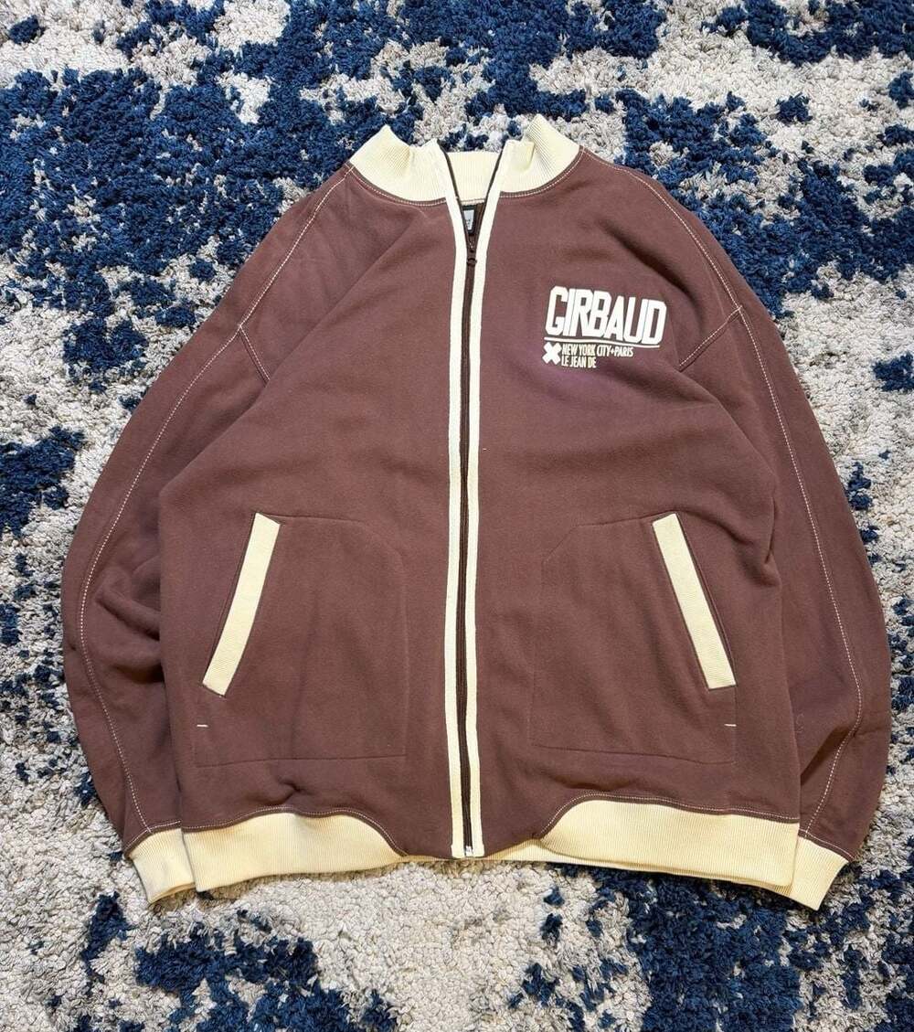 Marithe Francois Girbaud Full Zip Jacket Brown